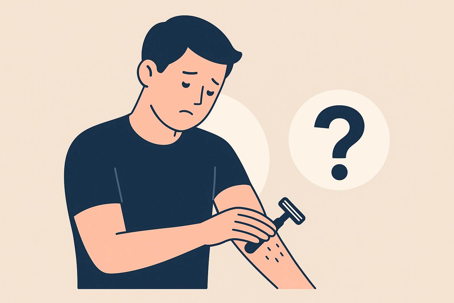 ムダ毛に悩む男性が増えているのは「普通」なんです！