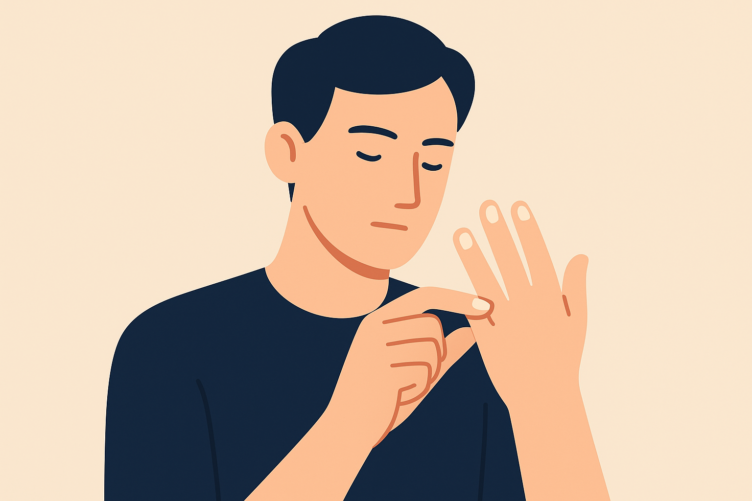 爪で印象は変わる?男性の爪ケア