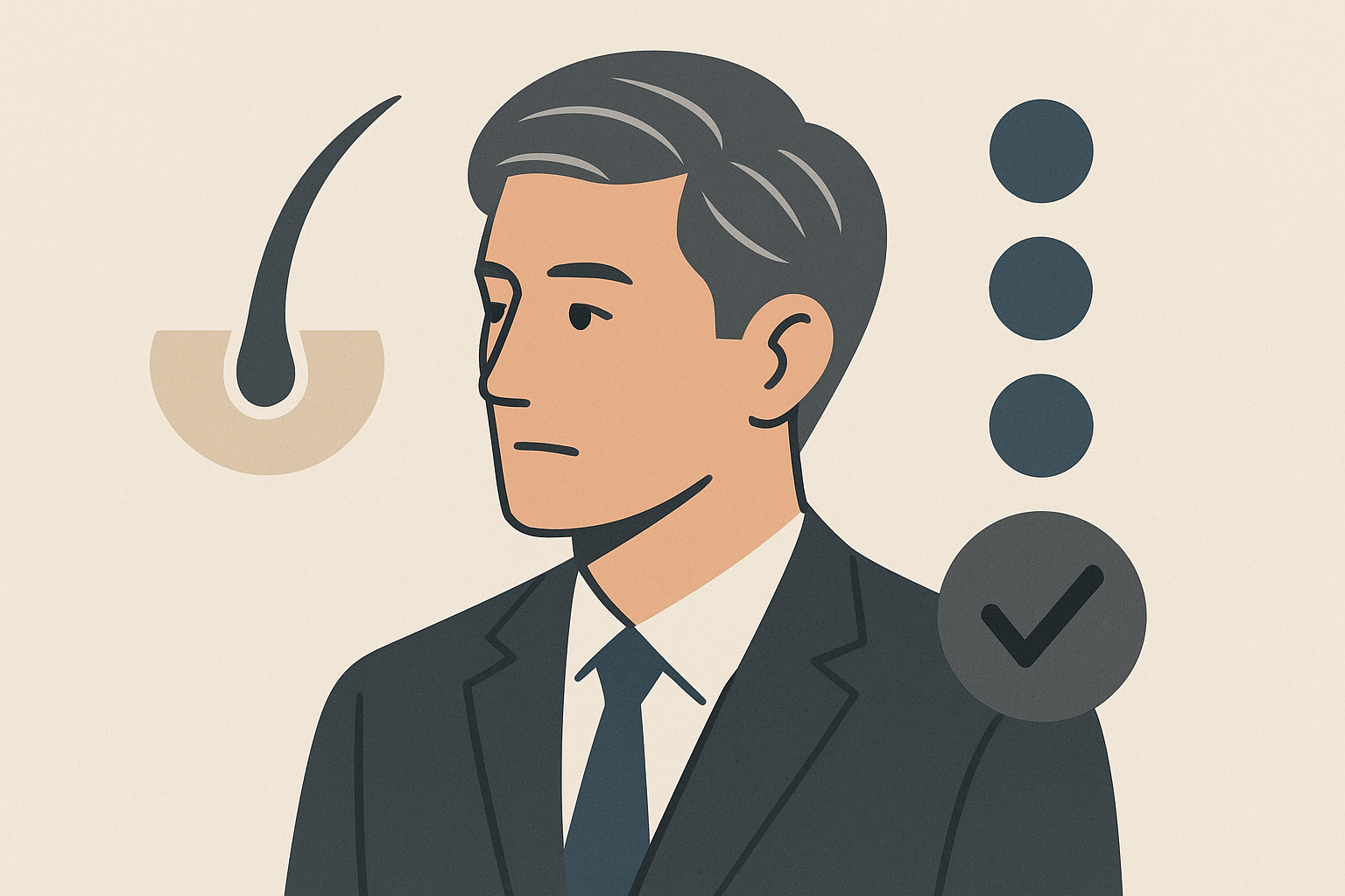 40代50代男性　白髪対策は「抜かない＋選べる3戦略」が正解です！